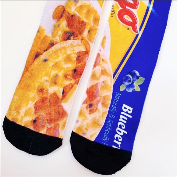 ODD SOX Blueberry Waffles Socks - Picture 4 of 11